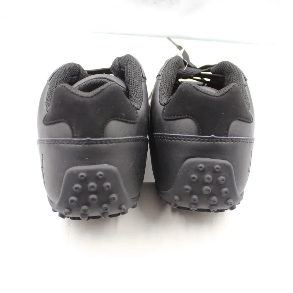 Eurostar Mike SR Comfort Fit Slip Resistant Work Shoes Black Memory Foam Sz 8